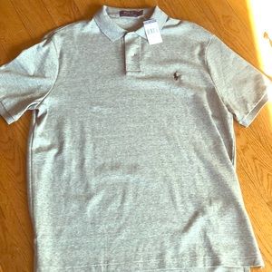 Grey Collard Polo by Ralph Lauren